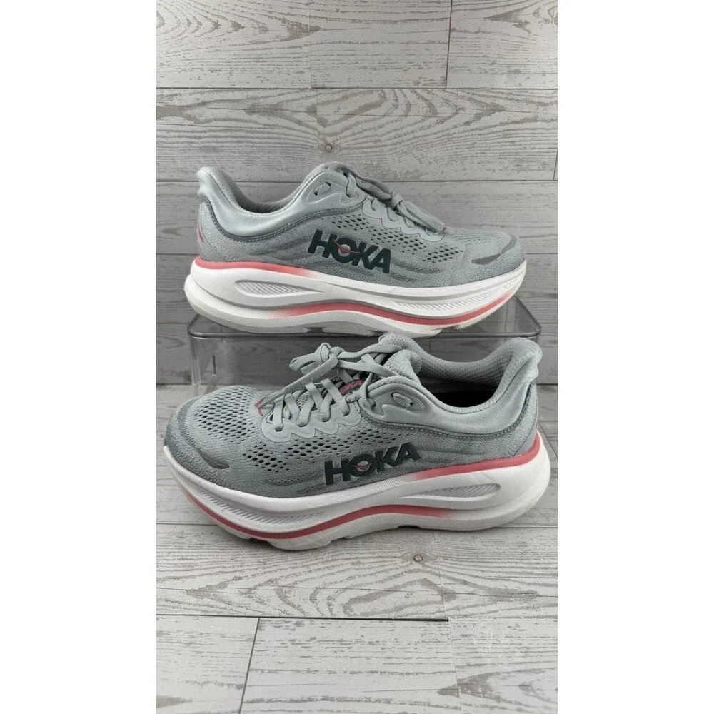 Hoka One One Bondi 9 1162014 Blue 8D Women's Cushioned Road Running Shoes #277